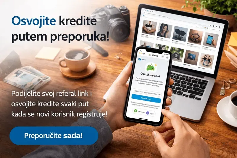 Preporučite Gigvix i osvojite kredite