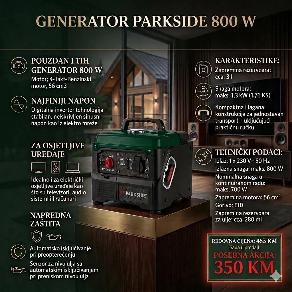 PARKSIDE inverterski agregat